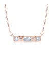 Beautiful Crystal Silver Necklace SPE-4831